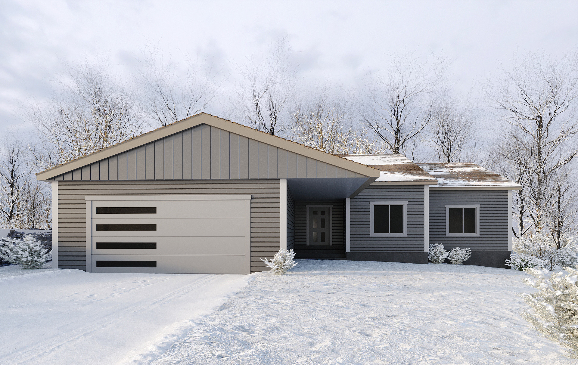 Wellsville home exterior rendering